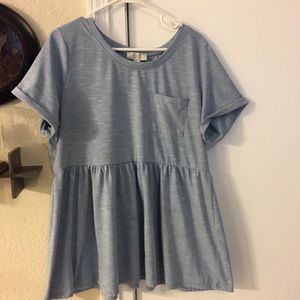Babydoll tunic top